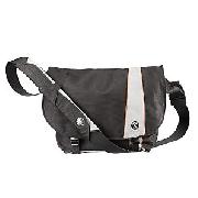 Crumpler Cheesy Disco Laptop Messenger Bag, Black/Grey