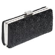 John Lewis Evening Clutch Bag, Black