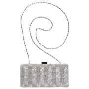 John Lewis Evening Clutch Bag, Silver