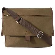 John Lewis Himalaya Canvas Messenger Bag, Khaki