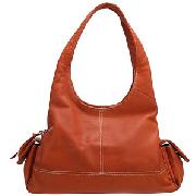 John Lewis Large Hobo Bag, Pumpkin