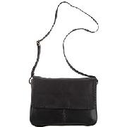 John Lewis Mini Messenger Bag, Black