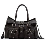 Ri2k Bridgitte Shoulder Bag, Black