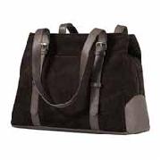 Brown Suedette Changing Bag