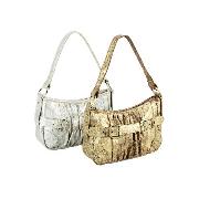 Small Distressed Metallic Bag