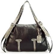 Strap Bag with Metallic Trim