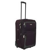 Expandable Aubergine Suitcase - 60cm