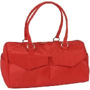 Agoy Red Micro Fibre Day Gym Bag