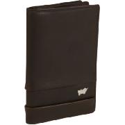 Braun Buffel Stripe Business Card Holder