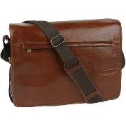 Chiarugi Briefcase with Rear Zipped Pocket