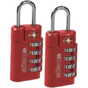 Ebags Tsa-Accepted 4-Dial Combo Lock (2 Pack)