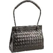 Healthy Back Bag Company Woven Lambskin Avalon Small Shoulder Bag