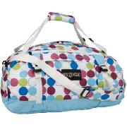 Jansport Duffel 60cm Updated White Crazy Dots