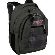 Jansport Essence Updated with Laptop Sleeve Carbonic Grey/Stan Plaid Print