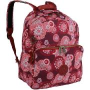 Kipling Beat (Fire Work Red) - Medium Backpack