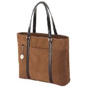 Mobile Edge Chocolate Suede Ultra Tote