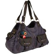 Nica Woody Large Contrast Pocket Tote Bag