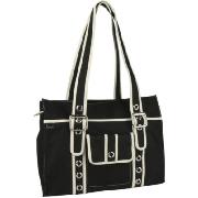 Oioi Black and Off-White Tote