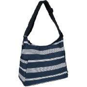 Oioi Nautical Stripe Navy Blue Hobo