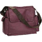 Oioi Plum Jacquard Print Messenger