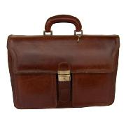 Pellevera Italian Leather Briefcase