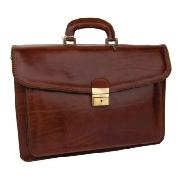 Pellevera Italian Leather Briefcase