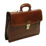 Pellevera Leather Briefcase