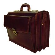 Pellevera Leather Briefcase Attache