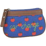 Pink Lining Car Change Purse (Apple)