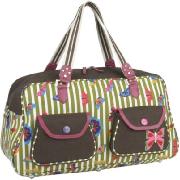 Pink Lining Gym/Overnight Bag (Butterfly)