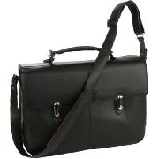 Samsonite High Tech Leather Briefcase (3 Gusset)