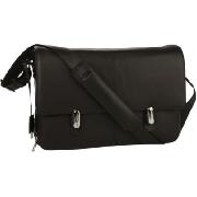 Samsonite High Tech Leather Messenger Bag