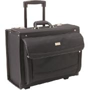 U.S. Luggage Ballistic-Look Rolling Computer/Catalog Case