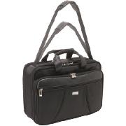 U.S. Luggage Ballistic Nylon Computer Briefcase W/ Retractable Shoulder Strap