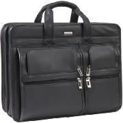 U.S. Luggage Top Grain Leather Computer Portfolio