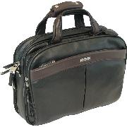 Enzo Rossi Royal Nappa Briefcase In Italian Royal Nappa Leather