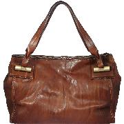 Tentazicue Due Genuine Leather Handbag