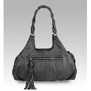 Autograph Leather Twist and Tassel Tote Bag