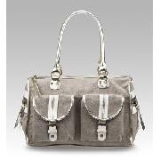 Autograph Luxury Contrast Trim Bowler Bag