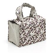 Country Floral Print Cosmetic Bag