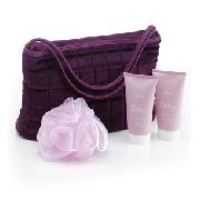 Florentyna Velour Toiletries Bag