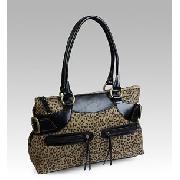 Side Buckle Leopard Print Bag