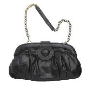 Betty Jackson.Black - Black Button Clutch Bag