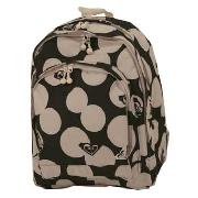 Roxy - Black/Cream Spots Fash Out Backpack
