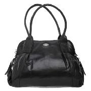 Modalu - Black Gathered Shoulder Bag