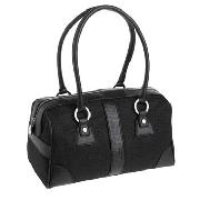 Liz Claiborne - Black Jacquard Bowling Bag