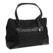 Liz Claiborne - Black Jacquard Tote Bag