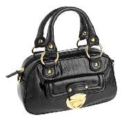 Red Herring - Black Little Patent Bag