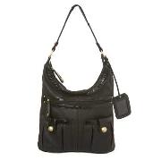 Principles - Black Patent Trim Bag