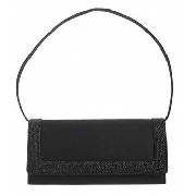 Debenhams Classics - Black Sequin Border Shoulder Bag